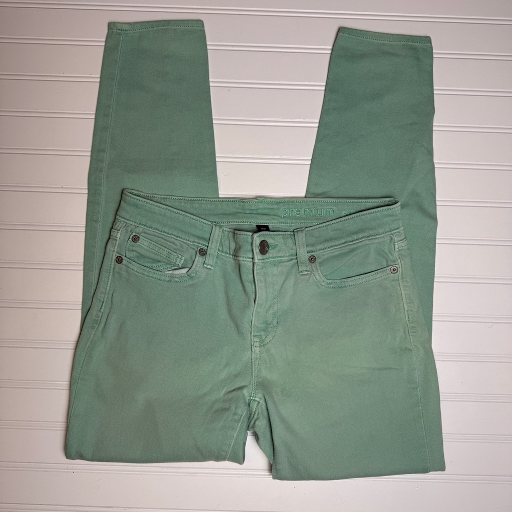 Gap Premium Skinny Jeans Size 6 Green